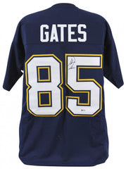 Antonio Gates Signed San Diego Chargers Jersey (Beckett COA)  8×Pro Bowl T.E.