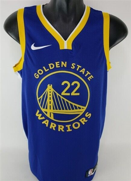 Andrew Wiggins Signed Golden State Warriors Jersey (USA) 2014 #1 Draft Pk