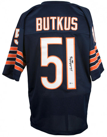 Dick Butkus Signed Chicago Bears Jersey (Beckett COA) 8×Pro Bowl (1965–1972)