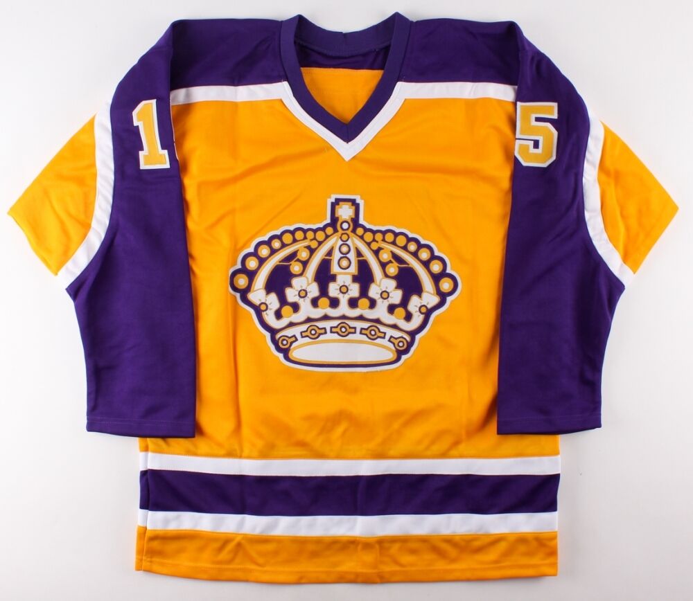 Daryl Evans Signed Los Angeles.Kings Jersey (Beckett COA) NHL Career 1981–1991