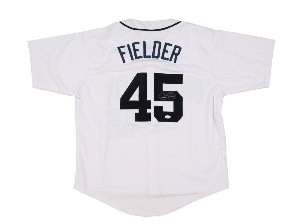 Cecil Fielder Signed Detroit Tigers Big Daddy Jersey (JSA COA) 3xAll Star 1 Base