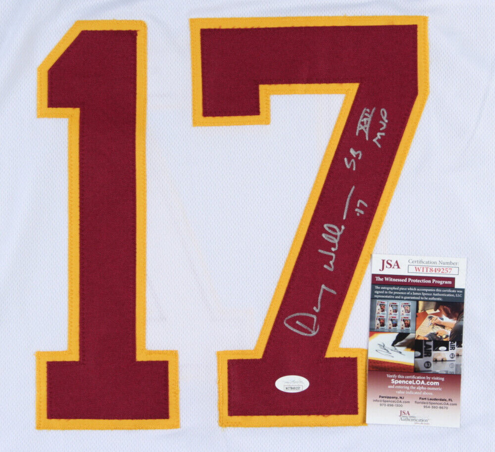 Doug Williams Signed Washington Redskin Jersey Inscribed SB XXII MVP (JSA COA)