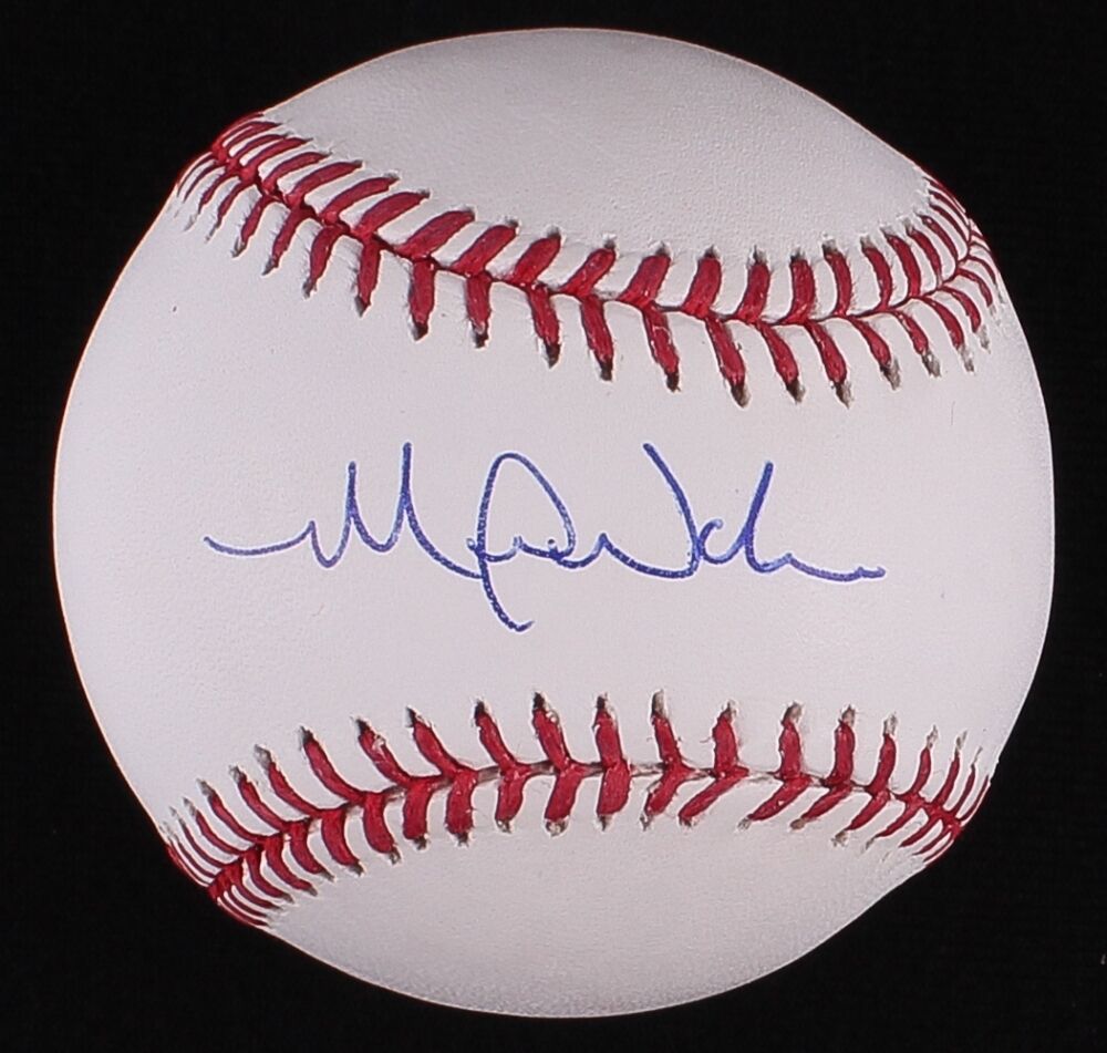 Michael Wacha Signed OML Baseball (Schwartz COA) St Louis Cardinals Starter