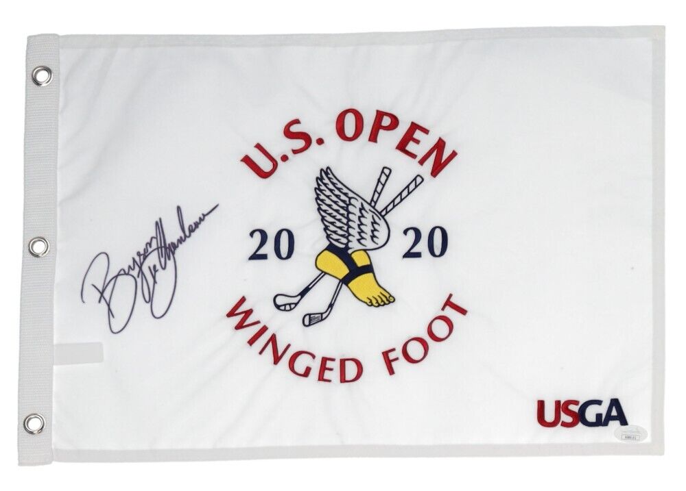 Bryson DeChambeau Signed 2020 US Open Pin Flag (JSA COA) Bryson's 1st Majors Win