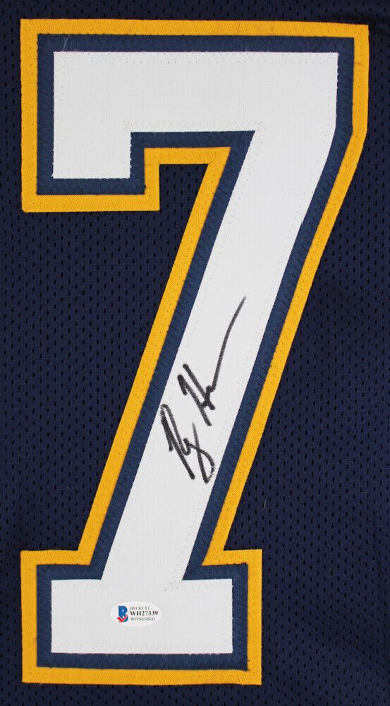 Rodney Harrison Signed Chargers Jersey (Beckett COA) San Diego Safety 1994–2002