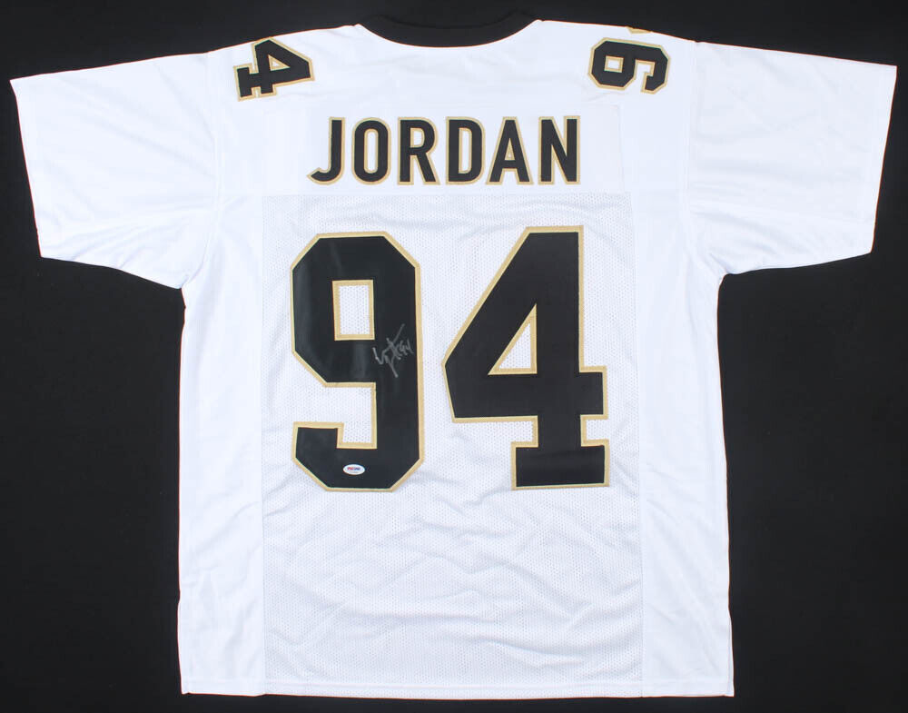 Cameron Jordan Signed New Orleans Saints White Jersey (PSA Holo) 3×Pro Bowl D.E.