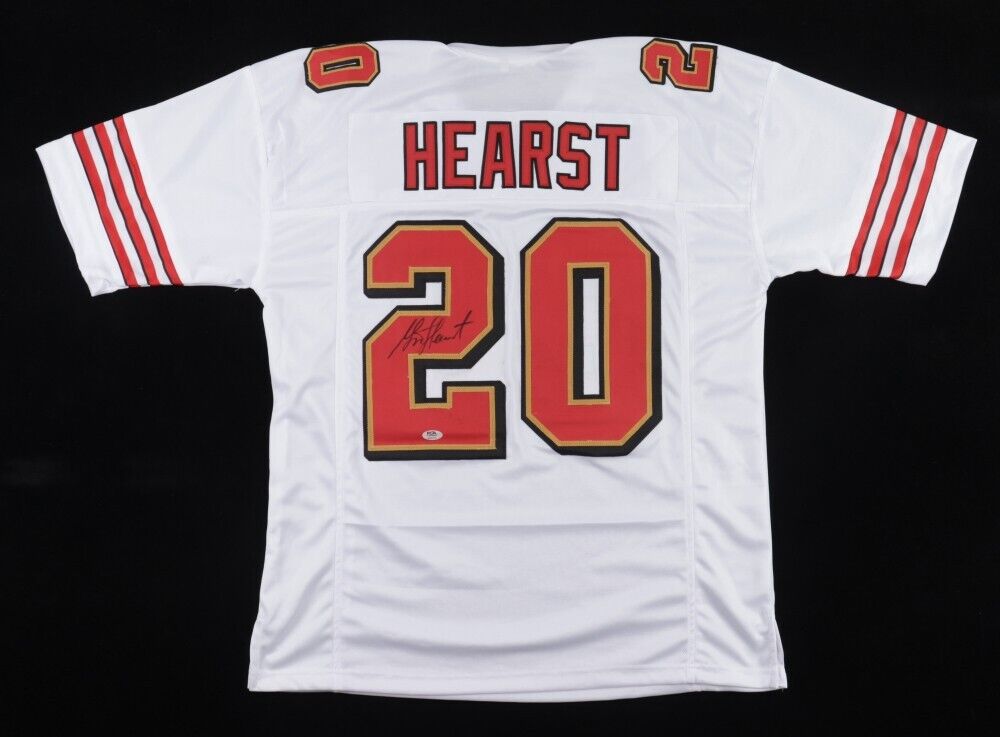 Garrison Hearst Signed San Francisco 49ers White Jersey (PSA COA) 2xPro Bowl R.B
