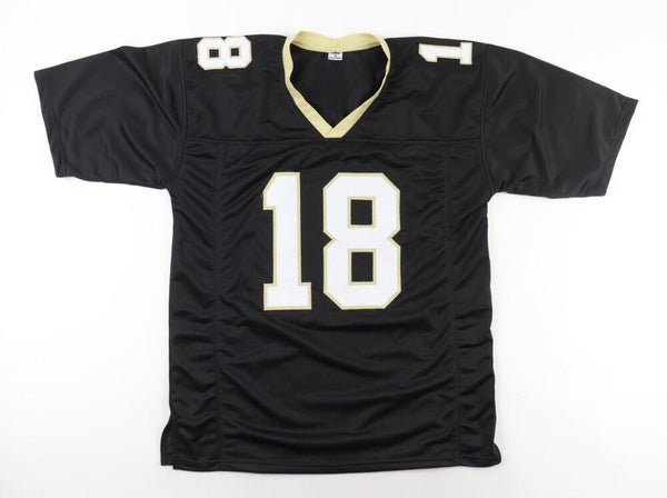 Purdue Boilermakers Custom Name and Number Black Football Game Jersey