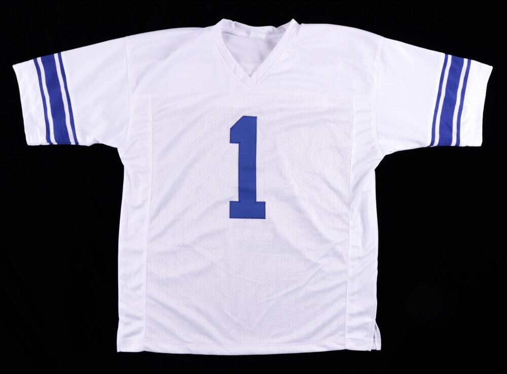 Zach Wilson Signed BYU Cougars Jersey (Beckett COA) New York Jets 2021 Draft Pck