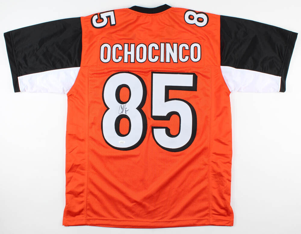 Chad "Ocho Cinco" Johnson Signed Bengals Jersey (JSA COA) 6xPro Bowl Receiver