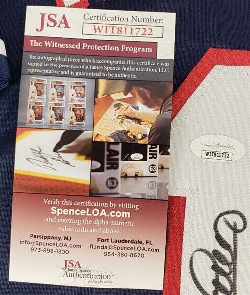 Sandy Alomar Signed Cleveland Indians Jersey (JSA COA) 1990 NL Rookie o/t Year