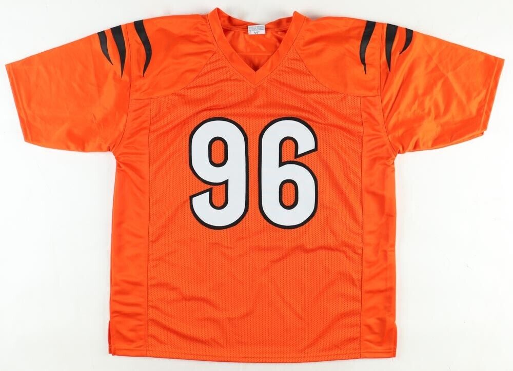 Cam Sample Signed Cincinnati Bengals Jersey (Playball Ink) 2021 4th Round Pck DE