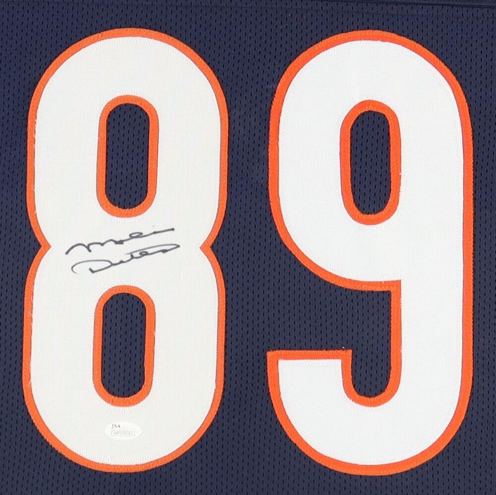 Mike Ditka Signed Chicago Bears 35x43 Framed Jersey (JSA) Super Bowl XX Coach