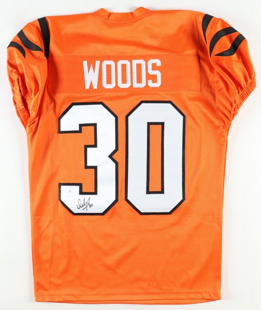 Ickey Woods Signed Cincinnati Bengals Pro Cut Jersey (JSA) Super Bowl XXIII RB