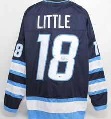 Bryan Little Signed Winnepeg Jets Jersey (Beckett COA) NHL Career 2007–present