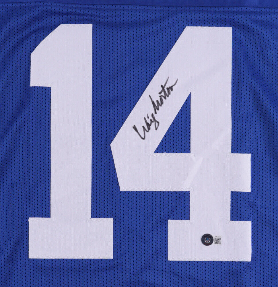 Craig Morton Signed Dallas Cowboys Jersey (Beckett Hologram) Super Bowl VI QB