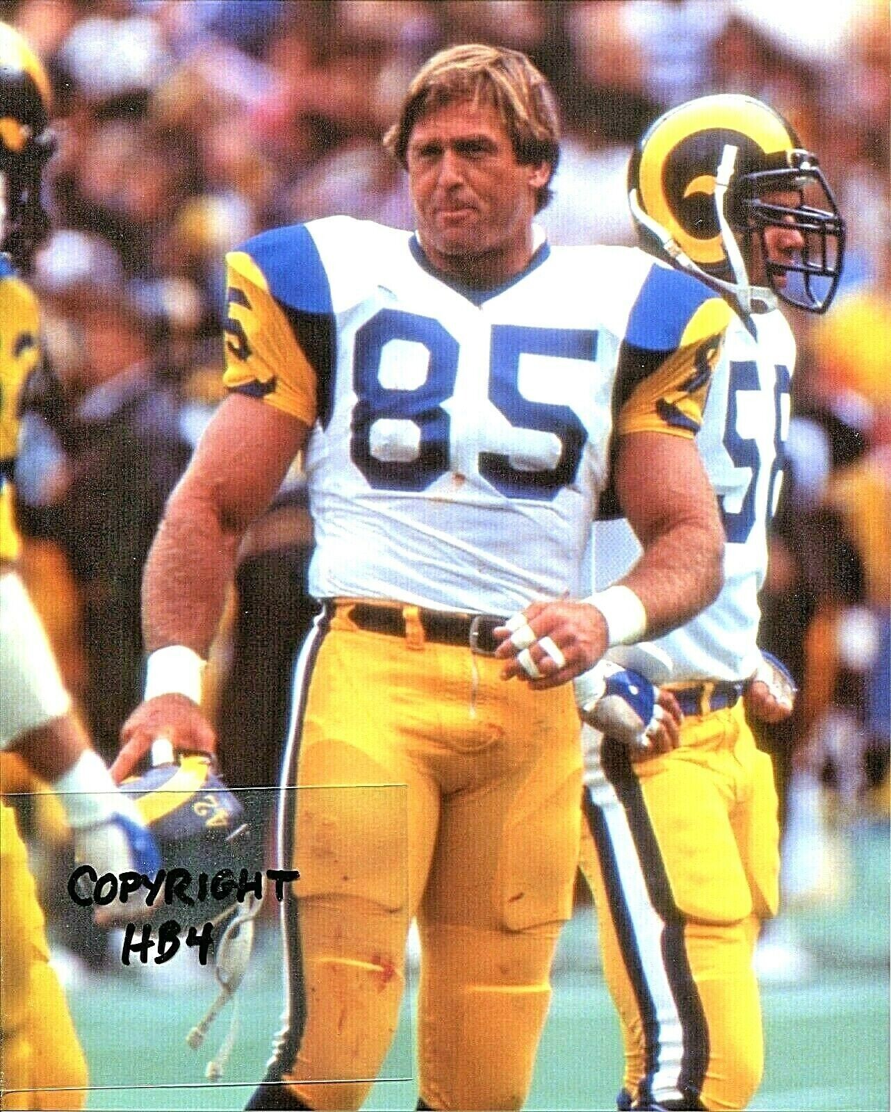 Jack Youngblood Signed Custom Los Angeles Rams Jersey (Schwartz) 7×Pro Bowl D.E