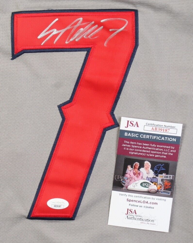 Jo Adell Signed 2019 All Star Futures Game West Jersey (JSA COA) Anaheim Angels