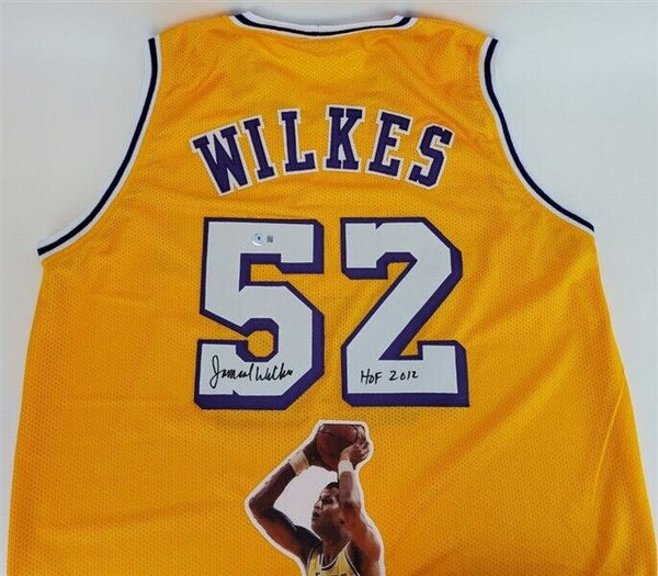 Jamaal Wilkes Los Angeles Lakers Signed Home Jersey - Yellow – All In  Autographs