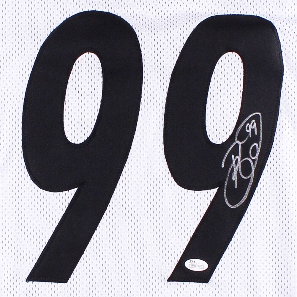 Brett Keisel Signed Pittsburgh Steelers Jersey (JSA COA) 2xSuper Bowl Champion
