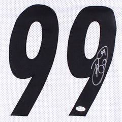 Brett Keisel Signed Pittsburgh Steelers Jersey (JSA COA) 2xSuper Bowl Champion