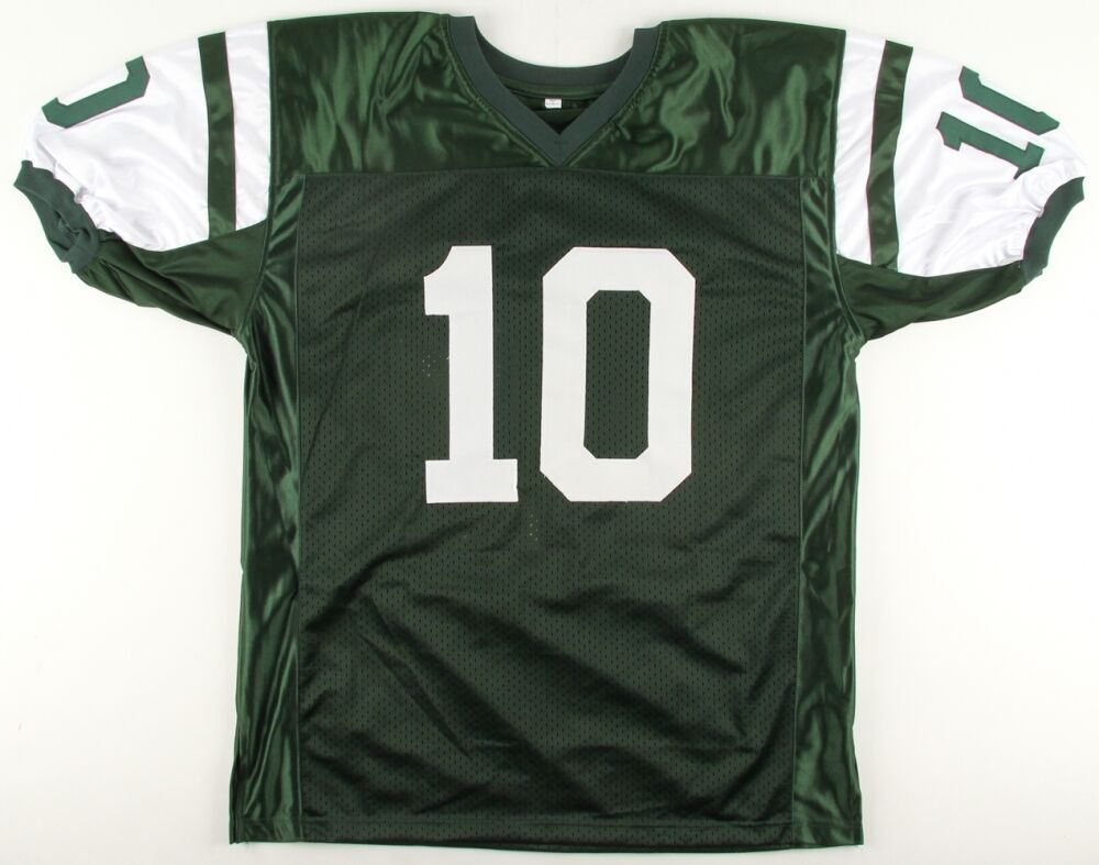 Santonio Holmes Signed Jets Jersey (JSA Hologram & Absolute Authentics COA)