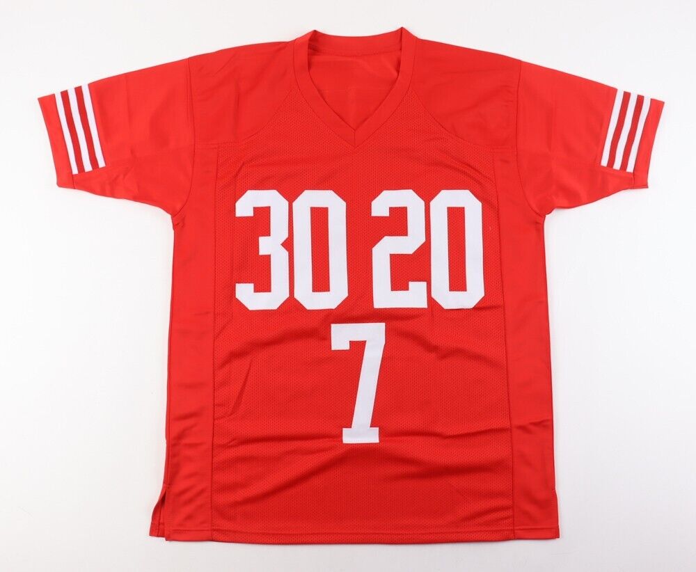 Mike Rozier, Johnny Rodgers, & Eric Crouch Signed Nebraska Heisman Winner Jersey