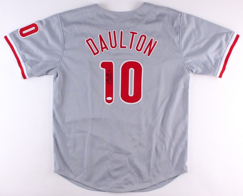 Darren Daulton Signed Phillies Jersey (JSA COA) 3×All-Star (1992, 1993, 1995)