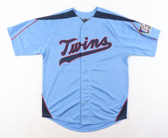 Rod Carew Signed Minnesota Twins Jersey Insc "HOF 91" (Beckett) 18x All Star