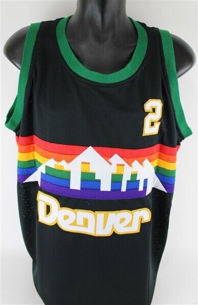 Alex English Signed Denver Nuggets Jersey (PSA COA) 8xNBA All-Star (1982–1989)