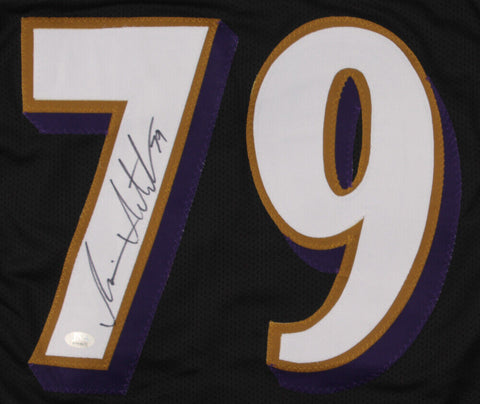 Ronnie Stanley Signed Baltimore Ravens Jersey (JSA COA) 2016 1st Rd. Draft Pick