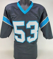Brian Burns Signed Panthers Jersey (JSA COA) Carolina 2019 #1 Pick NFL Draft D.E