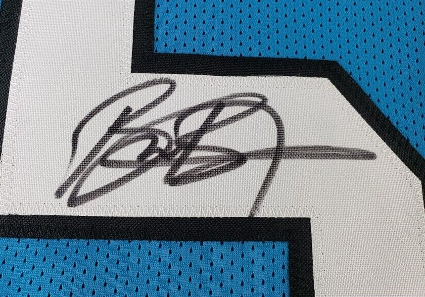 Brian Burns Signed Panthers Jersey (JSA COA) Carolina 2019 #1 Pick NFL Draft DE