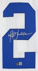 Marshall Faulk Signed Indianapolis Colts Jersey (Beckett Holo) NFL MVP 2000 / RB