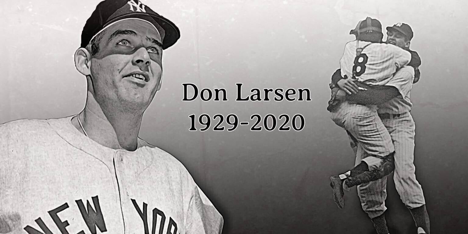 Don Larsen Signed New York Yankees Framed Newspaper Display Inscribed PG 10-8-56