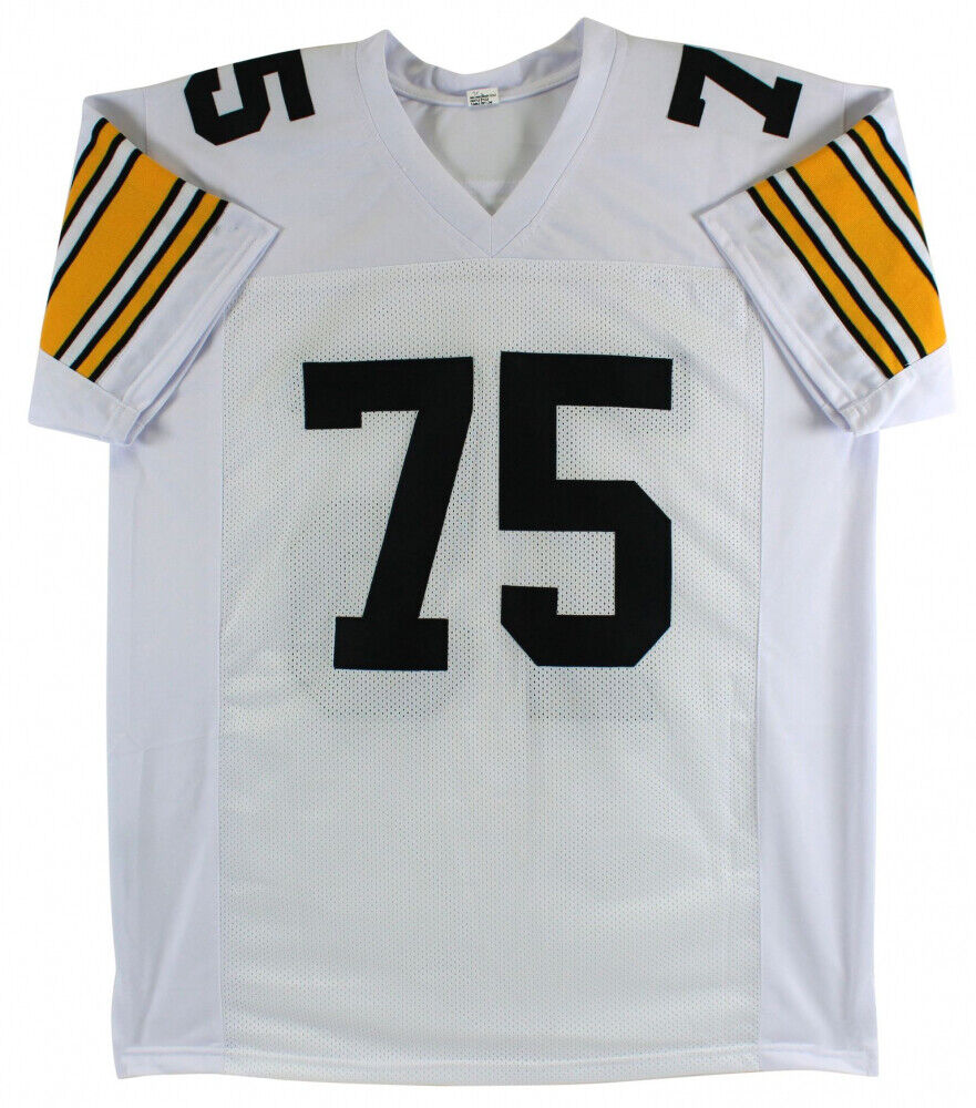 Mean Joe Greene Signed Pittsburgh Steelers Jersey Inscribed HOF 87 Beckett Holo