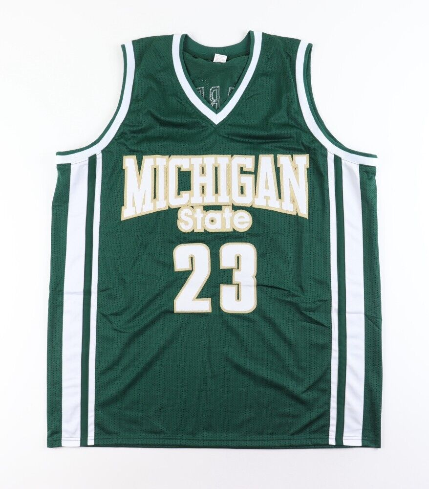 Jason Richardson Signed Michigan State Spartans Jersey (Beckett) 2000 NCAA Champ
