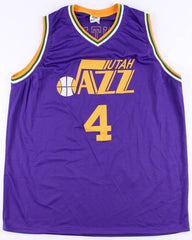 Adrian Dantley Signed Utah Jazz Jersey (JSA COA) NBA Rookie of the Year (1977)