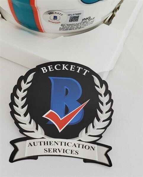 Bob Griese Signed Miami Dolphins Speed Mini Helmet (Beckett Holo) 1972 Miami Q.B