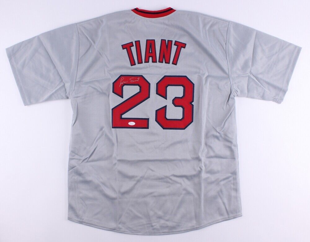 Luis Tiant Signed Boston Red Sox Jersey (JSA COA) 3×All-Star (1968,1974,1976)