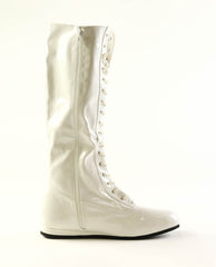 Ric Flair Signed White Wrestling Boot (JSA) WWE 16xWorld Champion / N.W.A. HOF