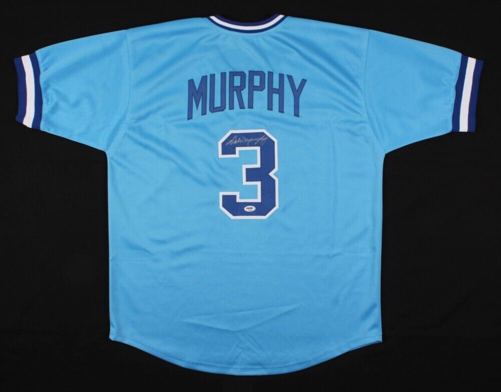 Dale Murphy Signed Atlanta Braves Powder Blue Jersey (PSA COA) 2×NL MVP OF