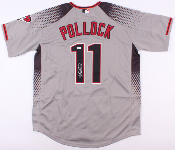 A J Pollock Arizona Diamondbacks Majestic Red Jersey