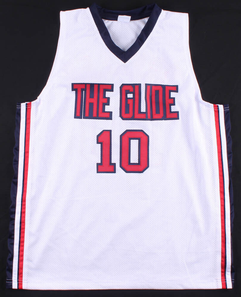 Clyde Drexler Signed Team USA Jersey (JSA COA) Clyde the Glide / 10xAll Star