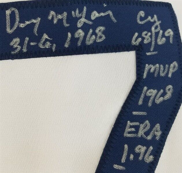 Denny McLain Signed & 11x Inscribed Detroit Tigers Jersey (PSA/DNA ITP COA)