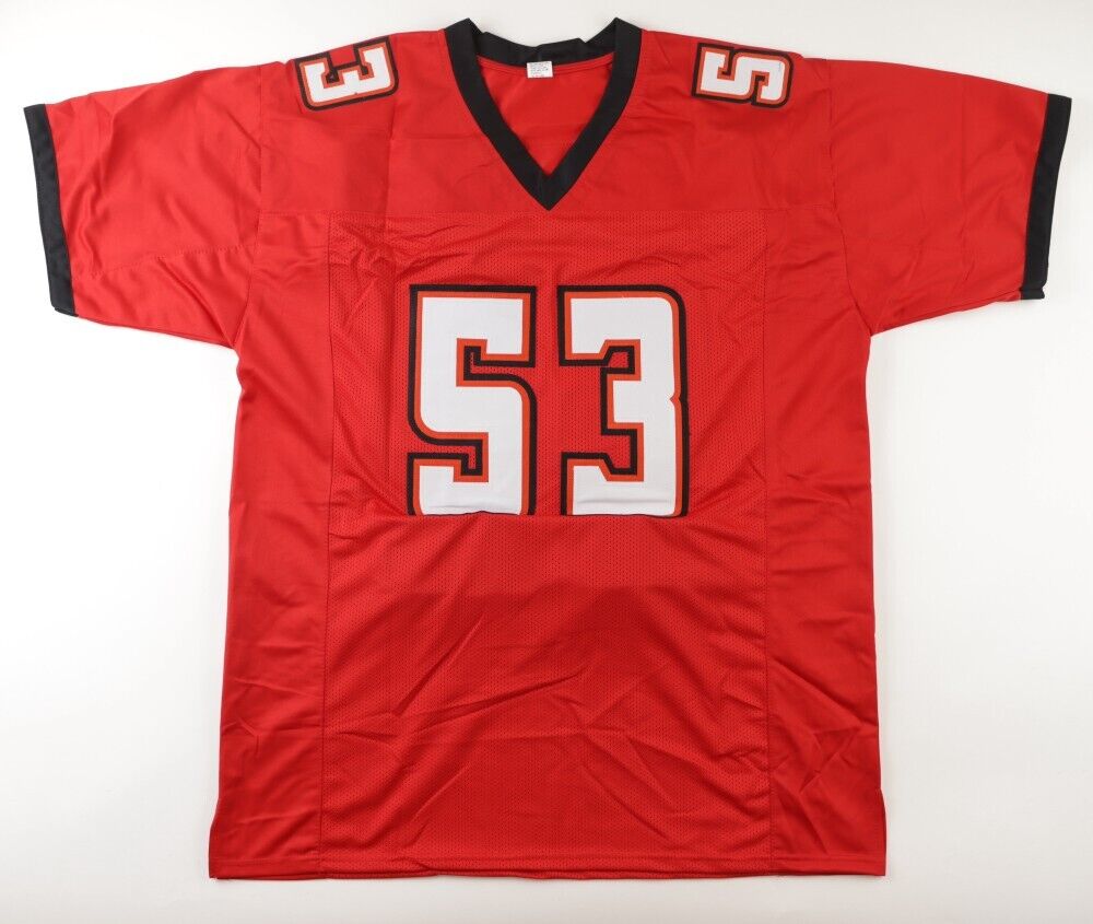 Olakunle Fatukasi Signed Tampa Bay Buccaneers Jersey (JSA COA) Former Rutgers LB