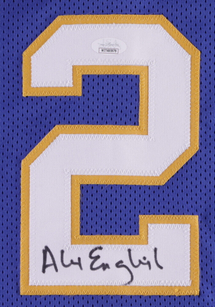 Alex English Signed Denver Nuggets Jersey (JSA COA) 8xNBA All-Star (1982–1989)