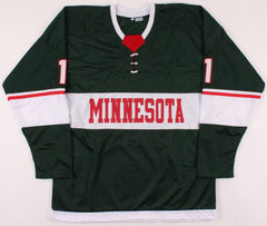Zach Parise Signed Minnesota Wild Jersey (TSE COA) Career 2005–present / U.N.D.