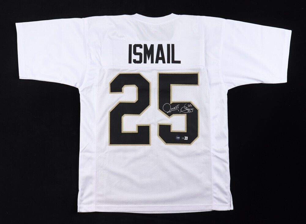 Raghib Rocket Ismail Signed Notre Dame Fighting Irish Jersey (Beckett) Receiver