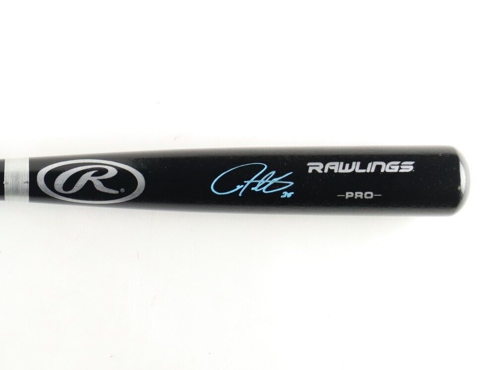 Derrek Lee Signed Rawlings Baseball Bat (JSA) Cubs, Marlins, Pirates, & Orioles